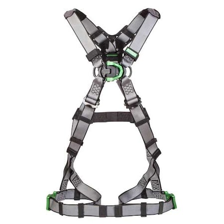 V-FIT Full Body Harness, XL, 400 lb., Quick-Connect Chest/ Tongue Leg Straps MPN:10195123