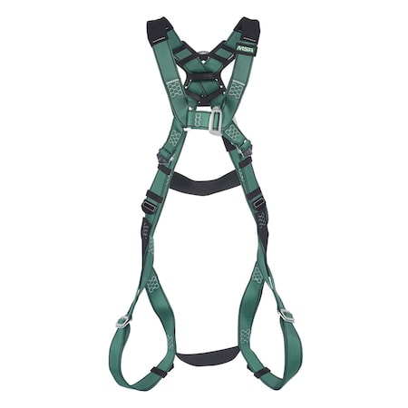 V-FORM Harness, M, 400 lb., Quick-Connect Chest/ Qwik-Fit Leg Straps, Back D-Ring MPN:10197196
