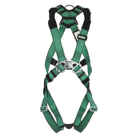 V-FORM Full Body Harness, 2XL, 400 lb., Quick-Connect Chest/ Quick-Connect Leg Straps, Back D-Ring MPN:10197198