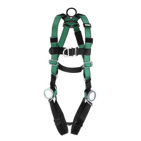 V-FORM Full Body Harness, 2XL, 400 lb., Quick-Connect Chest/ Quick-Connect Leg Straps MPN:10197438