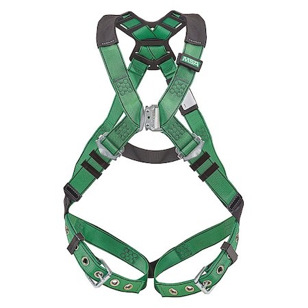 V-FORM™ Safety Harness Fall Protection Harness, XS, 400 lb, Quick-Connect Chest/ Back D-Ring MPN:10206057