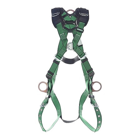V-FORM™ Safety Harness Fall Protection Harness, XL, 400 lb, Quick-Connect Chest/ MPN:10206075