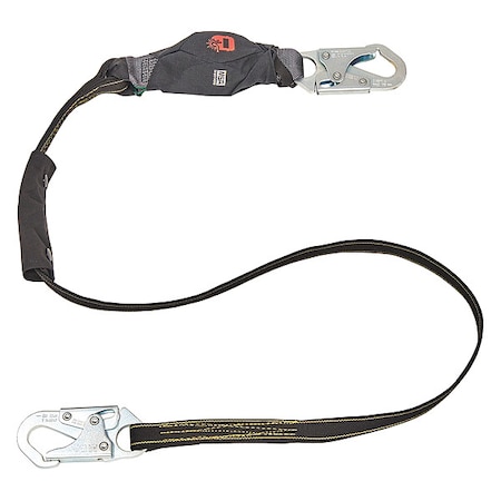 V-SERIES™ Anti-Corrosion Shock-Absorbing Lanyard, Snap Hook, Aluminum, 1 Leg(s) MPN:10206836
