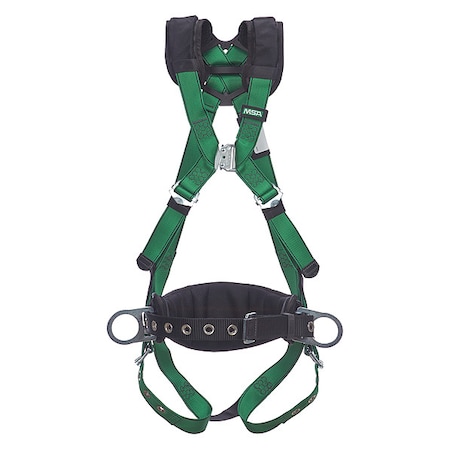 V-FORM™ Safety Harness Fall Protection Harness, XL, 400 lb, Quick-Connect Chest/ MPN:10207735