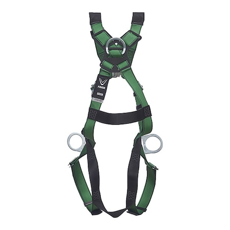 V-FORM™ Safety Harness Fall Protection Harness, XL, 400 lb, Quick-Connect Chest/ MPN:10208272