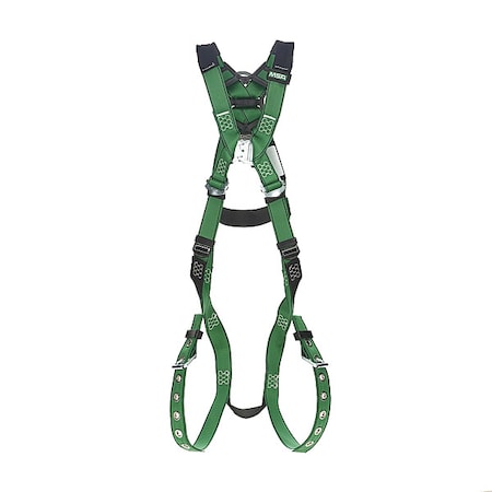 V-FORM™ Safety Harness Fall Protection Harness, XL, 400 lb, Quick-Connect Chest/ Back D-Ring MPN:10208276