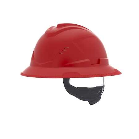 V-Gard C1 Full Brim, Vented, Fas-Trac III, Type 1, Class C, Red MPN:10215829