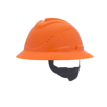 V-Gard C1 Full Brim, Vented, Fas-Trac III, Type 1, Class C, Hi-Viz Orange MPN:10215833