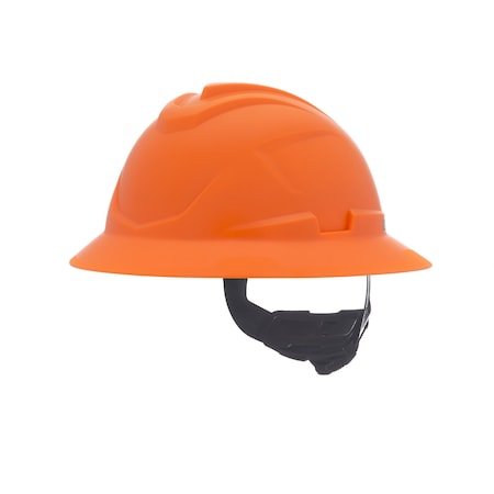 V-Gard C1 Full Brim, Non-Vented, Fas-Trac III, Type 1, Class E, Hi-Viz Orange MPN:10215842