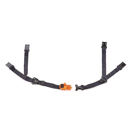 H1 Flame Resistant Chinstrap, For Use With MSA Hard Hats Black MPN:10220915