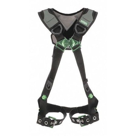 V-FLEX Full Body Harness, M/L, 400 lb, Quick-Connect Chest/ Tongue Leg Straps, Back D-Ring MPN:10239984