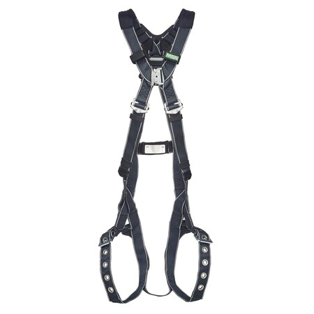 V-Form Fall Protection Harness, XS, 400 lb, Quick-Connect Chest/ Tongue Leg Straps, Back D-Ring MPN:10252232