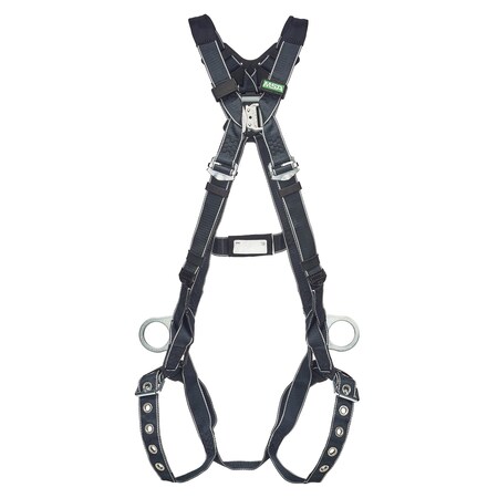 V-Form Fall Protection Harness, XS, 400 lb, Quick-Connect Chest/ Tongue Leg Straps MPN:10252240