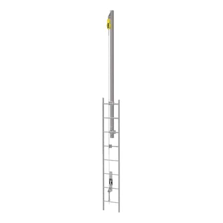 MSA Vertical Lifeline Kit with extension post, 12m (40ft) MPN:30915-00