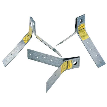 Roof Anchor, 18 3/8 in Length, 400 lb Weigth Capacity, Steel Anchor, 5, 000 lb Tensile Strength MPN:416068