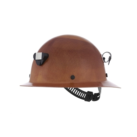 Skullgard Protective Hat Natural Tan - w/ Staz-On Suspension, lamp bracket and cord holder, Standard MPN:460389