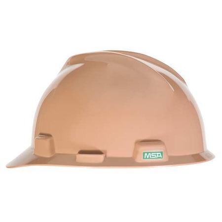 V-Gard Front Brim Hard Hat, Slotted, Cap Style, Type 1, Class E, Staz-On Pinlock Suspension, Tan MPN:461180