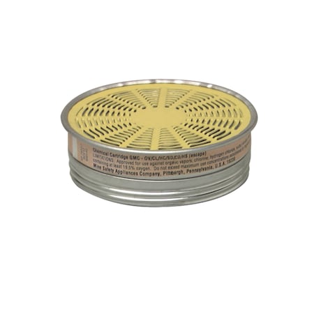 Cartridge, Comfo Chemical and Combination Cartridge, Yellow, Threaded, GMC, 10/Pkg MPN:464046