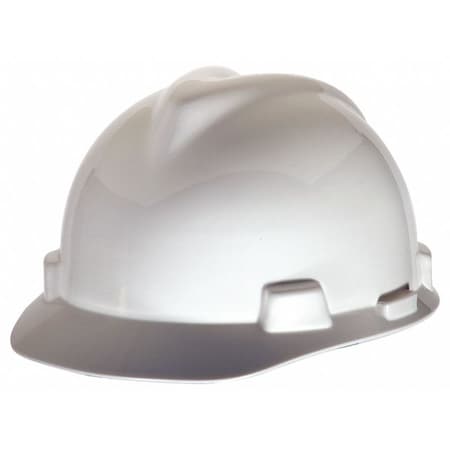 Hard Hat, V-Gard, Polyethylene, 4 Point Pinlock, Type 1, Class E, White MPN:473284