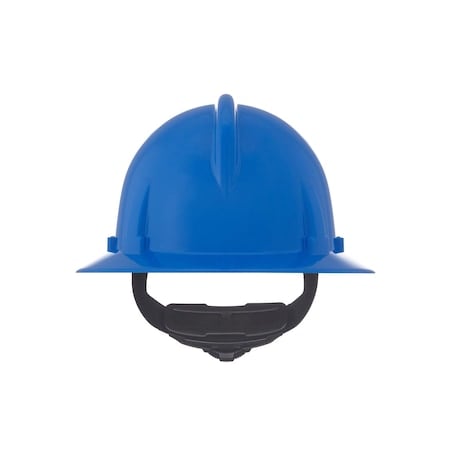 Hard Hat, Topgard, Full Brim, Polycarbonate, Fas-Trac III, Type 1, Class E, Blue MPN:475389
