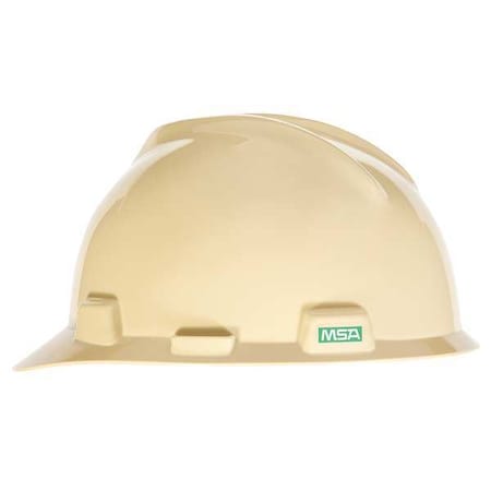 V-Gard Front Brim Hard Hat, Cap Style, Type 1, Class E, Staz-On Pinlock Suspension, Light Buff MPN:478237