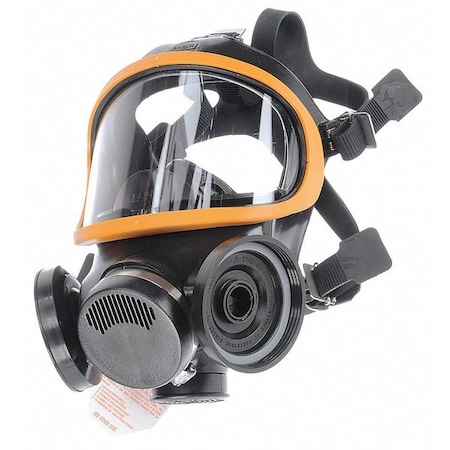 Full Face Respirator, Ultra-Twin, Not Rated, Threaded, Size, L 0 Cartridges Included MPN:480267