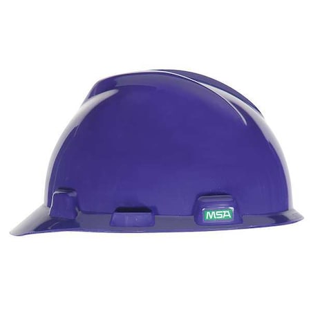 V-Gard Front Brim Hard Hat, Slotted, Cap Style, Type 1, Class E, Staz-On Pinlock Suspension, Purple MPN:488398
