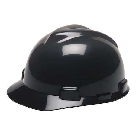 Hard Hat, V-Gard, Polyethylene, 4-Point Point Ratchet (4-Point), Black MPN:495851