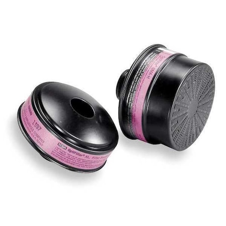 Filter, OptiFilter, Magenta, Threaded, MSA® Mask-Mounted OptimAir® PAPR MPN:496081
