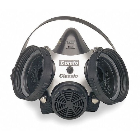 Respirator and Filter Combo Kit, Comfo Classic, P100, Threaded, Size, M 10 Cartridges Included MPN:4LR37-4LR74