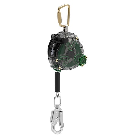 V-TEC™ Self-Retracting Lifeline, 23 ft Length, Snap Hook, Steel, 1 Leg(s) MPN:63306-00A