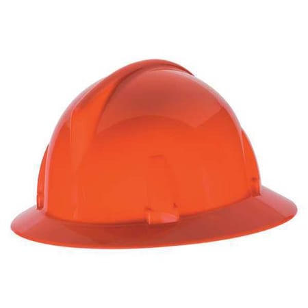 Hard Hat, Topgard, Polycarbonate, Ratchet (4-Point), Type 1, Class E, Orange MPN:804397