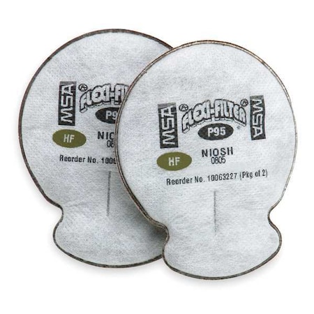 Filter, Flexi-Filters, Black, Bayonet, MSA® Advantage Series Respirators MPN:818347