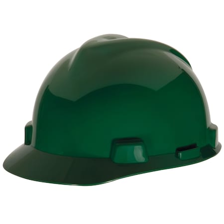Hard Hat, Super V, High Density Polyethylene, Fas-Trac III, Type 2, Class E, Green MPN:C217096