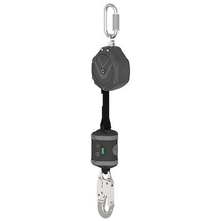 V-SHOCK® Personal Fall Limiter Self-Retracting Lifeline, 6 ft. Length, Carabiner, Steel, 1 Leg(s) MPN:VSOHW-011-NG-A