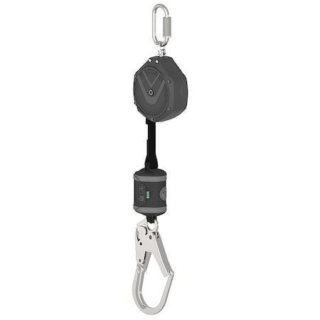 V-SHOCK Personal Fall Limiter Self-Retracting Lifeline, 10 ft. Length, Carabiner, Steel, 1 Leg(s) MPN:VSOHW-031-NF-A
