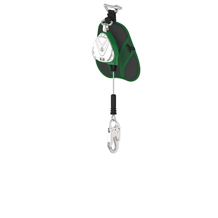 V-TEC® EDGE Self Retracting Lifeline, D-Ring, Steel, 1 Leg(s), 310 lb Weight Capacity MPN:VTLEG-021-PB-A