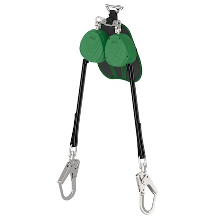 V-TEC® EDGE Self Retracting Lifeline, D-Ring, Steel, 2 Leg(s), 310 lb Weight Capacity MPN:VTLEW-022-PM-A