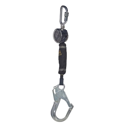V-TEC Self Retracting Lifeline, Carabiner, Aluminum, 1 Leg(s), 400 lb Weight Capacity MPN:VTOHW-021-DA-AF