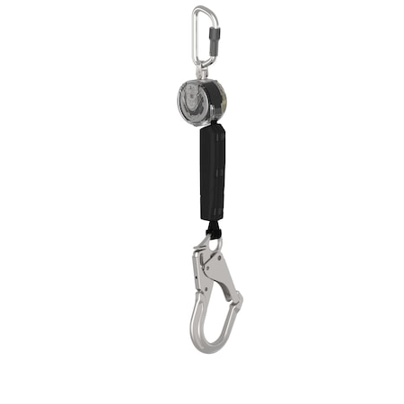 V-TEC Self Retracting Lifeline, Carabiner, Aluminum, 1 Leg(s), 400 lb Weight Capacity MPN:VTOHW-031-DA-A
