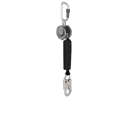 V-TEC Self Retracting Lifeline, Carabiner, Aluminum, 1 Leg(s), 400 lb Weight Capacity MPN:VTOHW-031-DB-A
