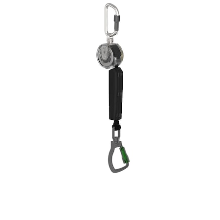 V-TEC Self Retracting Lifeline, Carabiner, Aluminum, 1 Leg(s), 400 lb Weight Capacity MPN:VTOHW-031-DC-A
