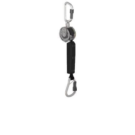 V-TEC Self Retracting Lifeline, Carabiner, Aluminum, 1 Leg(s), 400 lb Weight Capacity MPN:VTOHW-031-DD-A