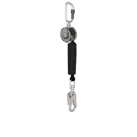 V-TEC Self Retracting Lifeline, Carabiner, Aluminum, 1 Leg(s), 400 lb Weight Capacity MPN:VTOHW-031-DE-A