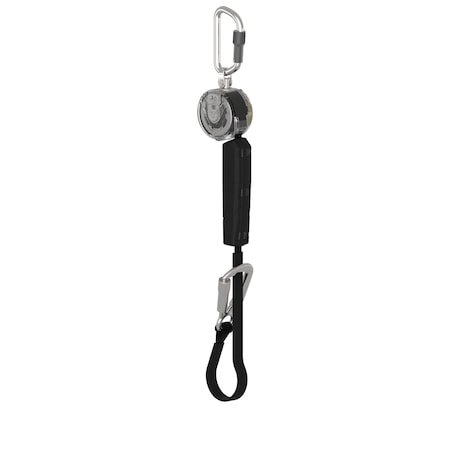 V-TEC Self Retracting Lifeline, Carabiner, Aluminum, 1 Leg(s), 400 lb Weight Capacity MPN:VTOHW-031-DJ-O-TB