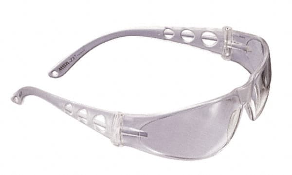 Safety Glass: Scratch-Resistant, Clear Lenses, Full-Framed, UV Protection MPN:697514