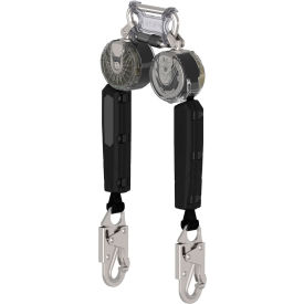 MSA V-TEC™ Personal Fall Limiter Twin Leg 36C Steel Snap Hook 10'L VTOHW-032-RB-A