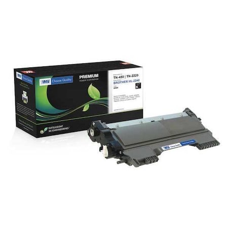 Toner Cartridge, Black, Max Page 2600 MPN:MSE-TN450