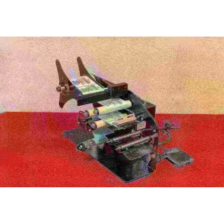 Electric Label Applicator Applying Label MPN:LA2100-PR
