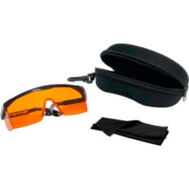 MTC™ Bio SmartBlue UV Viewing Safety Glasses Orange Lens Black Frame E4000-VG1